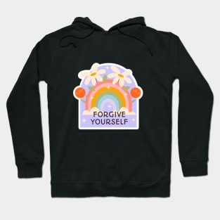 Colorful Rainbow, Aesthetic Quotes Hoodie